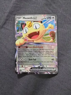 Pokemon Meowth ex 062/088 Me03: Perfect Order Holo NM/M - Image 1