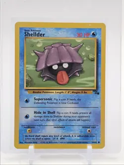 SHELLDER 1999 POKEMON FOSSIL COMMON 54/62 Q6459 - Image 1