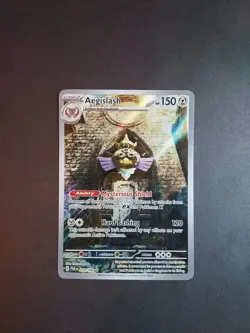 Aegislash - 210/182 Illustration Rare Holo NM Pokemon SV04: Paradox Rift - Image 1