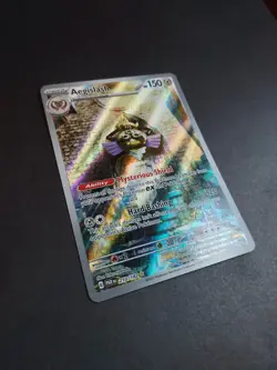 Aegislash - 210/182 Illustration Rare Holo NM Pokemon SV04: Paradox Rift - Image 3