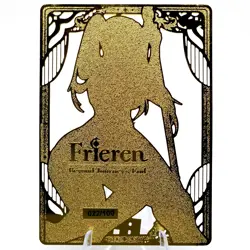 Frieren - Random #/100 - Limited Edition Gold Metal Card - Goddess Story - Image 2