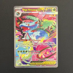 Pokemon TCG Mega Venusaur ex 177/132 Mega Evolution Base Set SIR - NM - Image 1