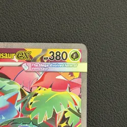 Pokemon TCG Mega Venusaur ex 177/132 Mega Evolution Base Set SIR - NM - Image 3