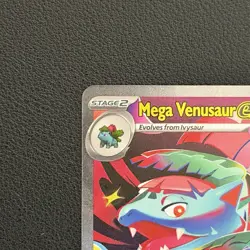 Pokemon TCG Mega Venusaur ex 177/132 Mega Evolution Base Set SIR - NM - Image 4