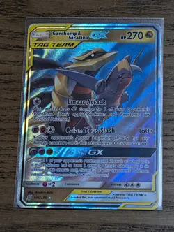 Garchomp & Giratina GX 2019 Pokemon Sun & Moon Unified Minds 146/236 NM - Image 1