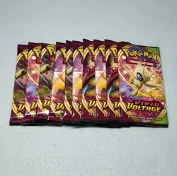 10x Pokemon Vivid Voltage Booster Packs New Factory Sealed Unweighed Cards - Image 1