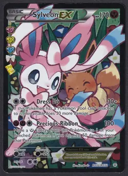 Pokemon Sylveon EX RC32/RC32 Full Art XY Generations - Image 1