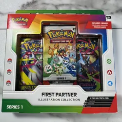Pokemon TCG First Partner Illustration Collection Series 1 New Sealed - Image 1