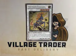 Thunder Unicorn 1st Edition Ultimate Rare DREV-EN040 Yu-Gi-Oh! LP EURO - Image 1