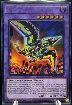 Yugioh! Dinomorphia Stealthbergia [MP23-EN021] Ultra Rare 1st Ed MISPRINT NVP - Image 1