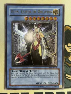 Ruin, Queen Of Oblivion SOI-EN034 Ultimate Rare Unlimited YuGiOh! VLP EURO - Image 3