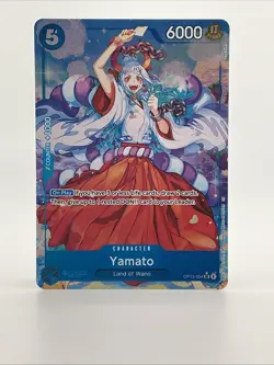 One Piece TCG OP13 OP13-054 Yamato Alt-Art Blue SR English - Image 1