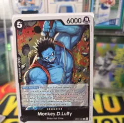 MONKEY D LUFFY RARE HOLO FOIL Op07-091 R One Piece 500 Years in Future TCG CCG - Image 1