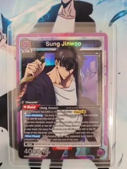 Solo Leveling Union Arena Sung Jinwoo (SR) UE17BT / SLG-1-021 - Image 1