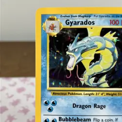 Gyarados 6/102 Holo Rare Base Set Pokemon Card #1 - Image 2