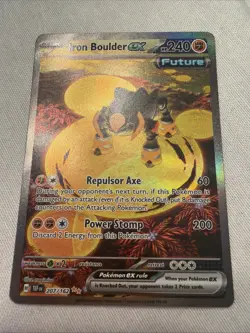 Iron Boulder EX - 207/162 - Temporal Forces - Pokemon Card TCG - Near Mint - Image 1