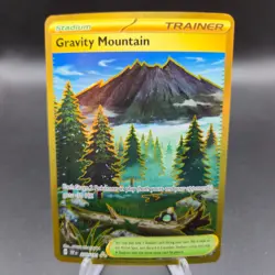 Gravity Mountain Hyper Rare 250/191 Pokemon Card - SV08: Surging Sparks - NM - Image 1