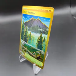 Gravity Mountain Hyper Rare 250/191 Pokemon Card - SV08: Surging Sparks - NM - Image 2