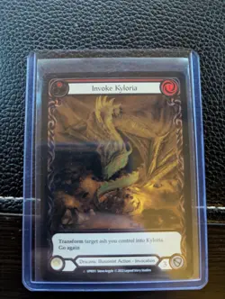 Flesh and Blood Kyloria Invoke Kyloria Cold Foil Marvel Dragon UPR011 FAB Card - Image 1