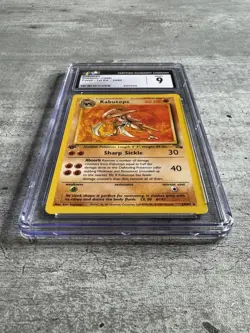 Pokemon Card 1st Ed. Kabutops CGC 9 Mint, Fossil Set 24/62, WOTC 1999 - Image 3