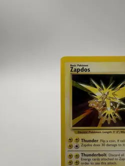 Zapdos 16/102 Base Set Holo Rare Pokemon Card 1999 English - Image 3