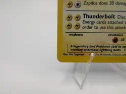 Zapdos 16/102 Base Set Holo Rare Pokemon Card 1999 English - Image 5