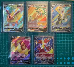 Pokemon TCG Full Art V Collection - Lot of 10 Cards - Check Description for List - Image 1