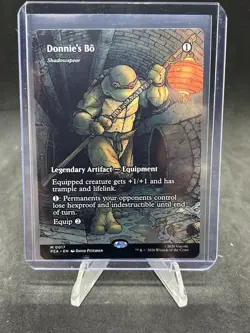 Donnie's Bo Shadowspear Borderless Teenage Mutant Ninja Turtles Mythic 0017 MTG - Image 1