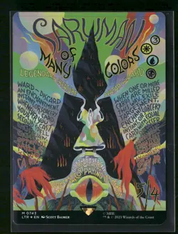 Saruman of Many Colors (Borderless Poster) #743 - Image 1