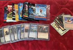 MTG-Magic The Gathering Bundle: 10 Booster Packs - MKM, TMNT, Ravnica & Singles - Image 1