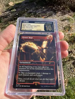 MTG Kratos' Rage (Pyrohemia) God of War: Greek Secret Lair CGC Pristine 10 Pop 1 - Image 1