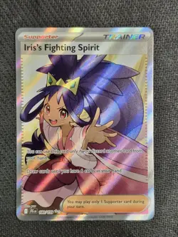 IRIS FIGHTING SPIRIT - 180/159 - JOURNEY TOGETHER - ULTRA RARE - POKEMON CARD - Image 1