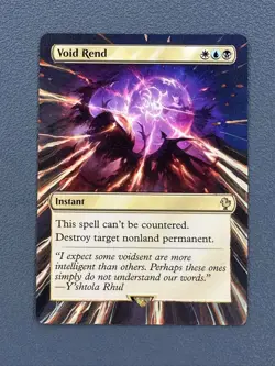Void Rend MTG Final Fantasy Commander Hand Painted Borderless Full Altered Art v - Image 1