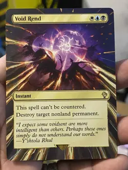 Void Rend MTG Final Fantasy Commander Hand Painted Borderless Full Altered Art v - Image 2