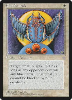 Blue Scarab Ice Age Light Play MTG Magic DNA GAMES - Image 1