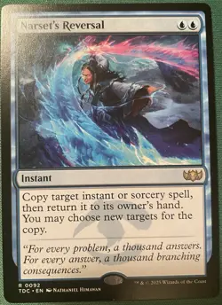 2025 Narset's Reversal [Tarkir: Dragonstorm Commander] Near Mint - Image 1