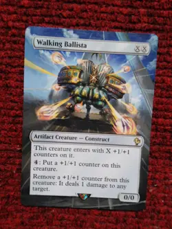 Walking Ballista MTG Final Fantasy Commander Hand Painted Borderless Altered Art - Image 2