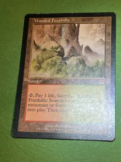 **Wooded Foothills** ~Onslaught~ MTG: Magic the Gathering Light Play (LP) - Image 4