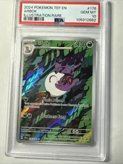 Arbok 176/162 PSA 10 Illustration Rare Temporal Forces Pokemon Card S10 - Image 1