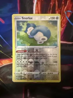 Pokemon Snorlax 131/185 Swsh04: Vivid Voltage Reverse Holo Rare Basic 130 HP - Image 1