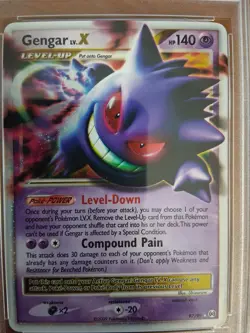 Pokemon TCG Gengar LV. X Ultra Rare Holo 2009 Platinum Arceus Set 97/99 PSA 6 - Image 4