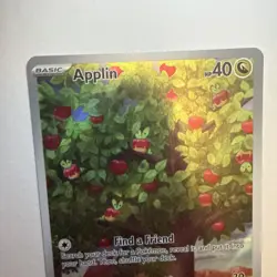 Pokemon TCG Applin Card Twilight Masquerade Illustration - Image 5