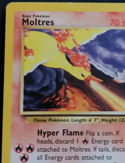 Moltres 21 Promo Wizards Black Star Promos Pokemon Tcg MP - Image 2