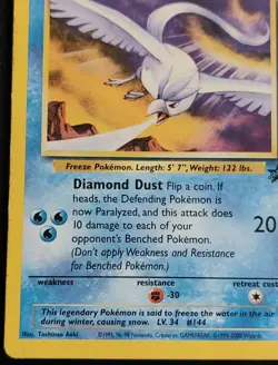 Articuno Black Star Promo 22 WOTC Pokemon TCG HP - Image 3