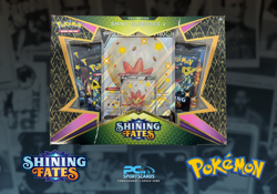 2021 Pokemon TCG Shining Fates Shiny Eldegoss V Collection Box Sealed WPA15 - Image 1