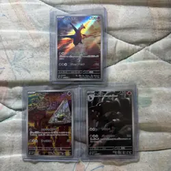 Pokemon TCG Japanese Art Rare/AR, Character Rare CHR Lot of 3 (LOT B2) - Mint - Image 1