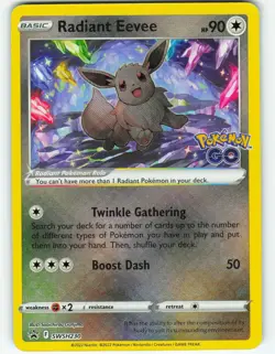Radiant Eevee - Reverse Holo - SWSH230 Black Star Promo - Pokemon TCG - 2022 - Image 1