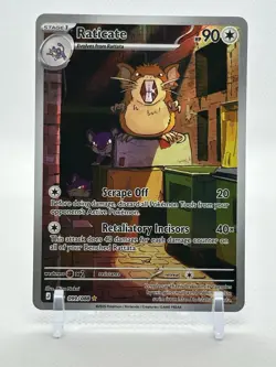 Raticate 099/088 - Perfect Order ILLUSTRATION RARE - Pokemon TCG Prerelease - NM - Image 1