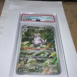 NIDOKING POKEMON HOLO ILLUSTRATION RARE 151 PSA 10 GEM MT 174/165 - Image 2