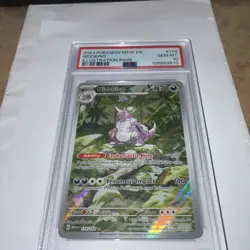 NIDOKING POKEMON HOLO ILLUSTRATION RARE 151 PSA 10 GEM MT 174/165 - Image 3